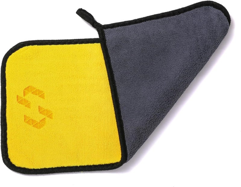 HEYBALL Premium Billiard Cue Cleaning Towels 2‑Pack, 16 x 12 in 800 GSM Microfiber Cloth – Ultra‑Thick Lint‑Free Wipe for Pool Cue, Balls & Table – Hanging Loop - Image 2